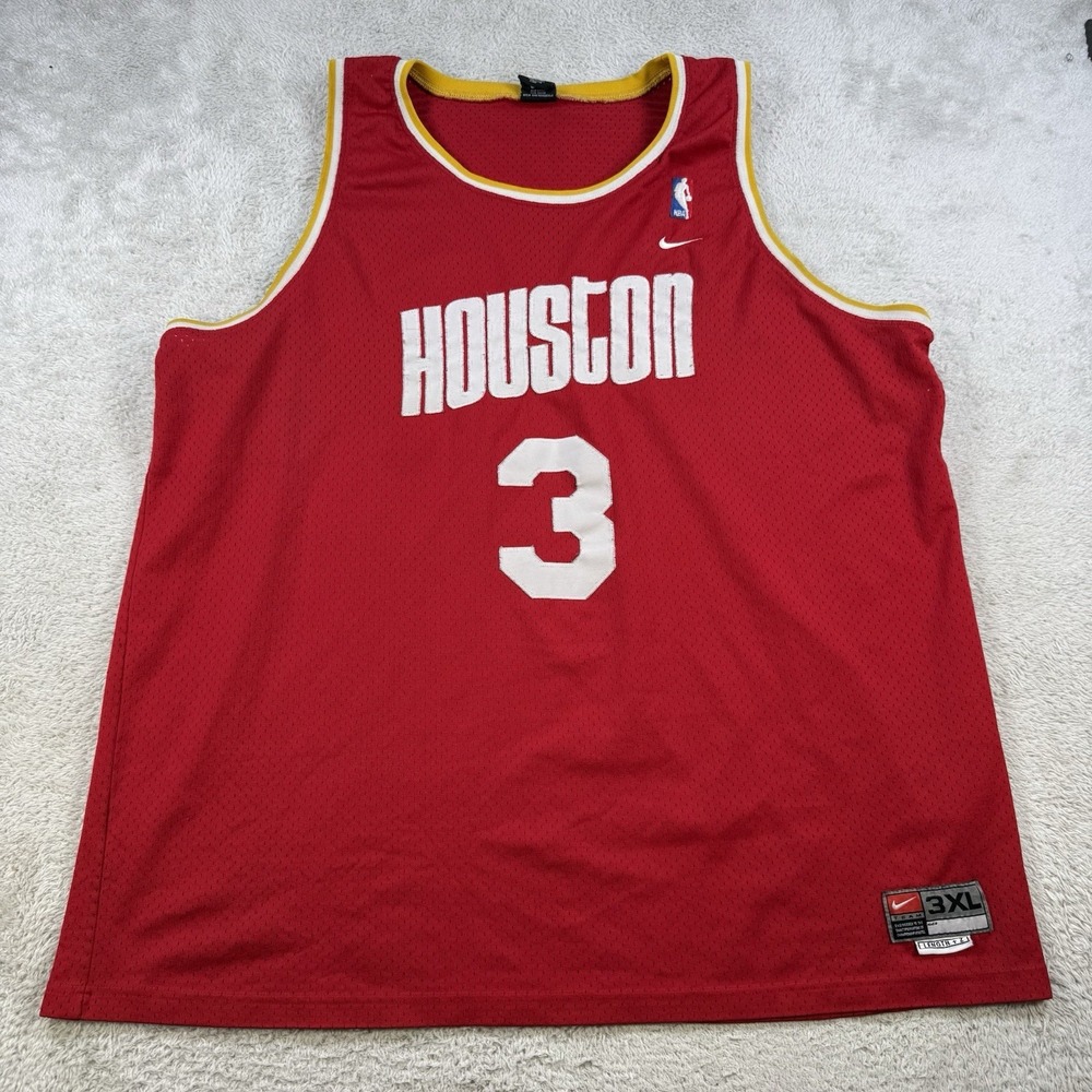 Vintage Nike Steve Francis Houston Rockets Jersey Mens 3XL +2 Length #3 NBA